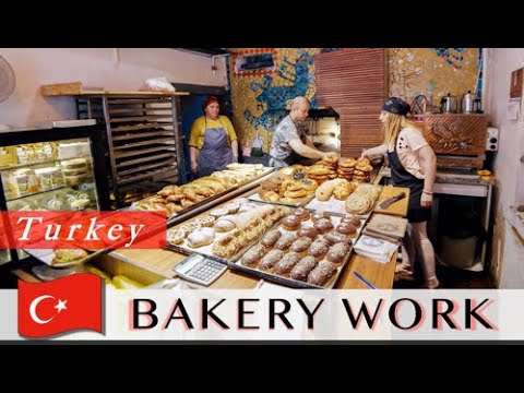 Istanbul Bakery attracting tourists with gorgeous bread and cookies | Bread making in Turkey