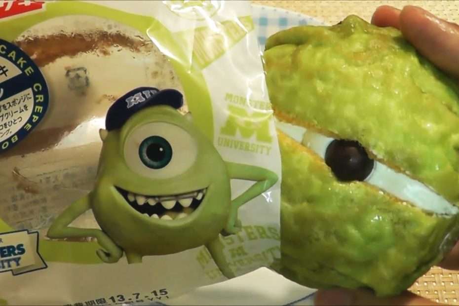 Japanese Candy & Snacks #047 Monsters, Inc Crape Bombe Cake