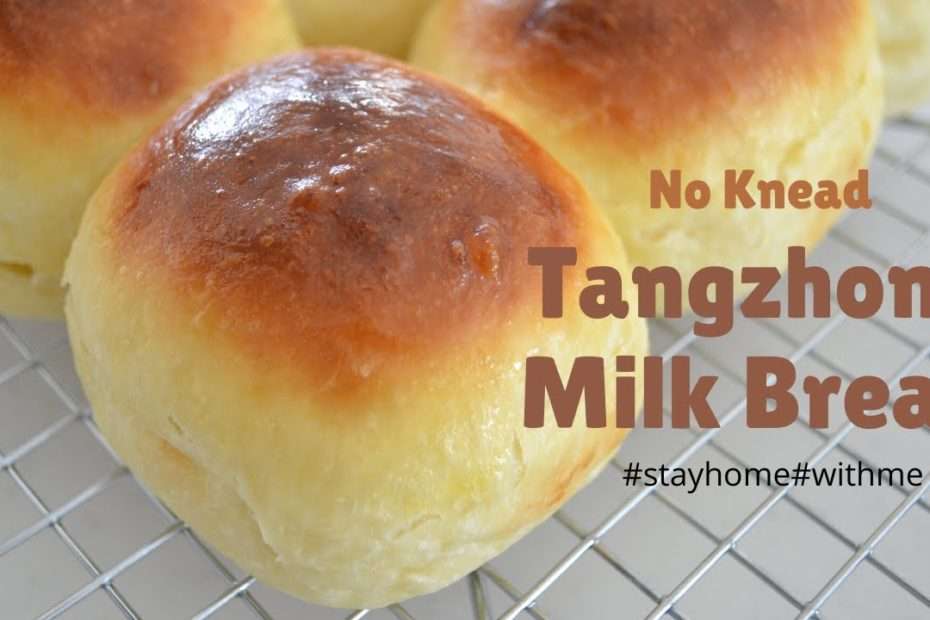 No Knead Tangzhong Hokkaido Milk Bread | #stayhome#withme! (EP174)