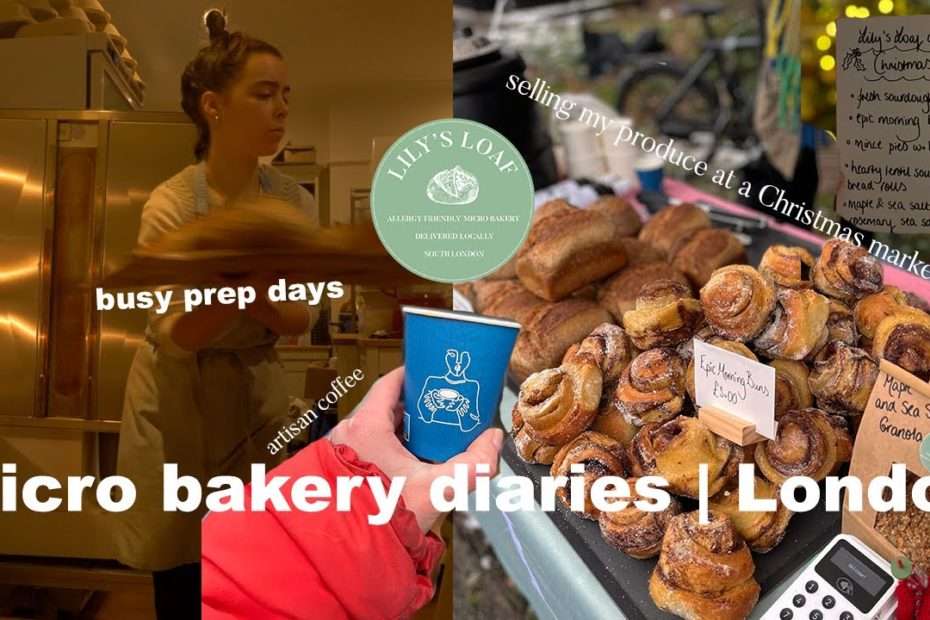 Vlogmas | micro bakery diaries in London | Christmas Market