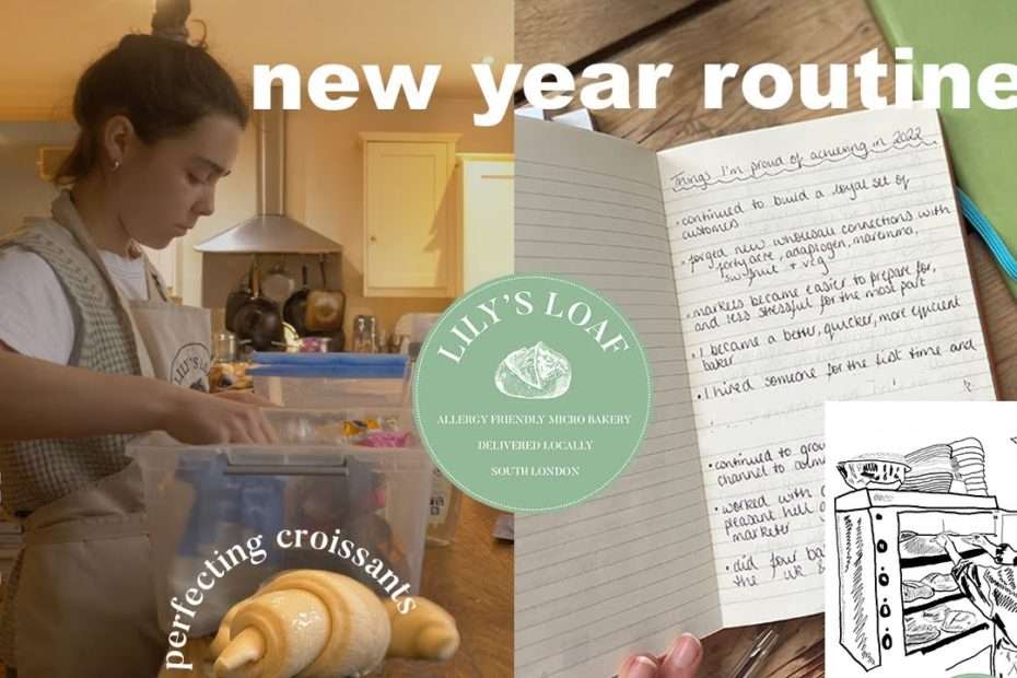 New Year Routines | deep clean micro bakery diaries