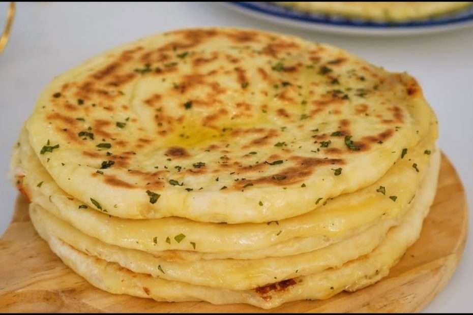 Fluffy And Chewy Cheese Naan