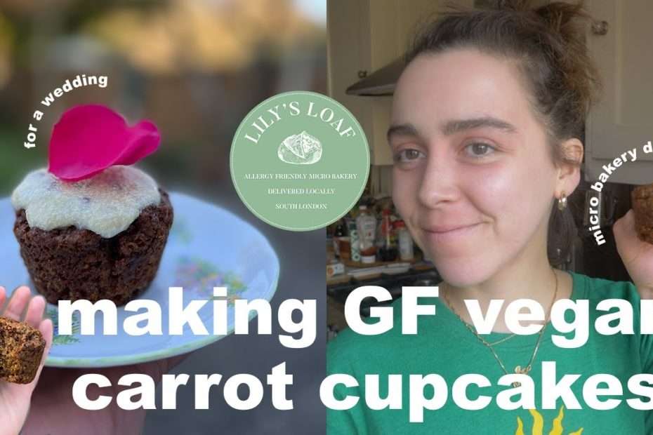 Making GF vegan carrot cupcakes for a wedding!