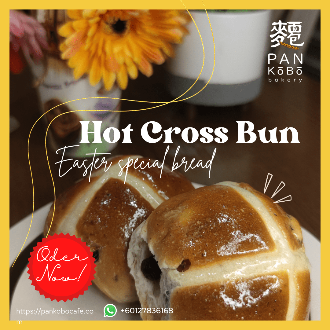 Best Hot Cross Bun in Malaysia at PanKobo Bakery