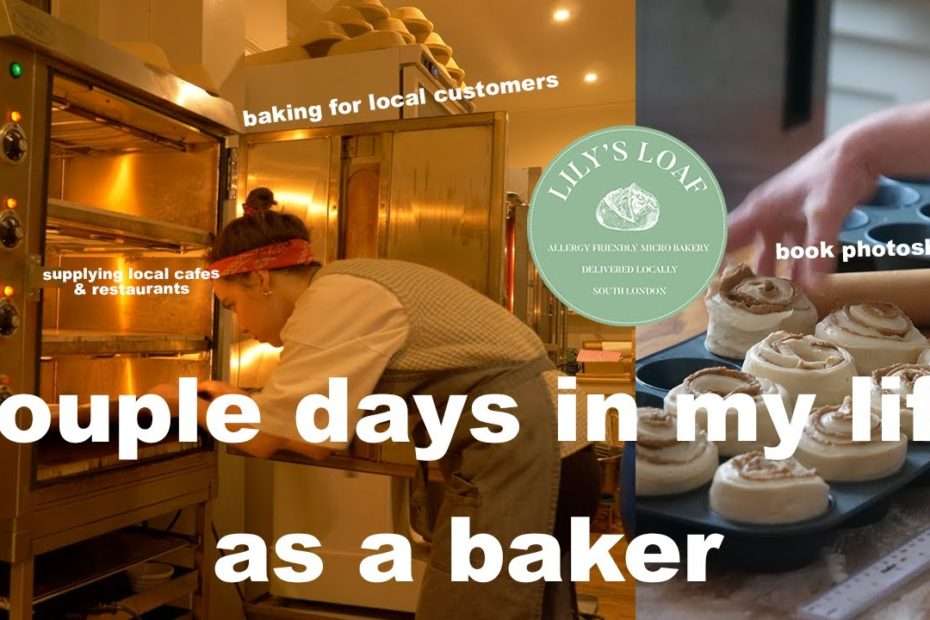 days in my life as a baker; ebook photo shoots, farmer's markets