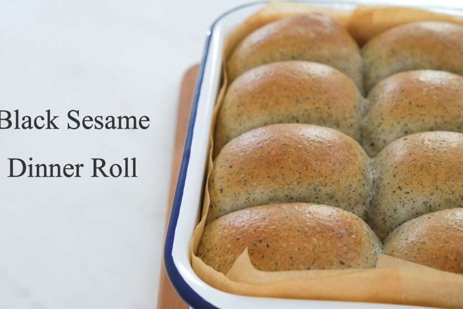 Black Sesame Dinner Roll｜Apron