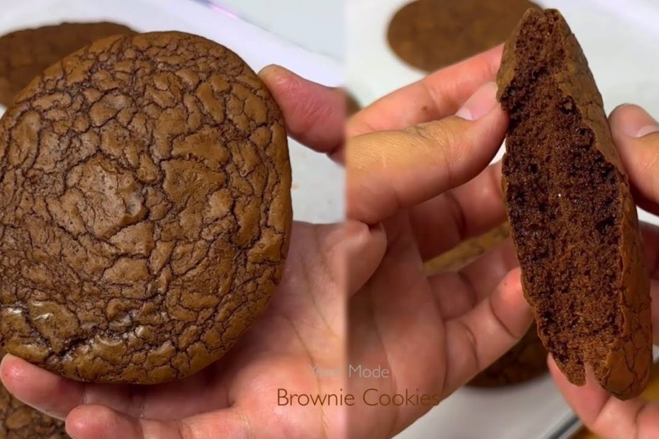 BROWNIE COOKIES | Soft and Chewy Brownie & Cookie in one Recipe
