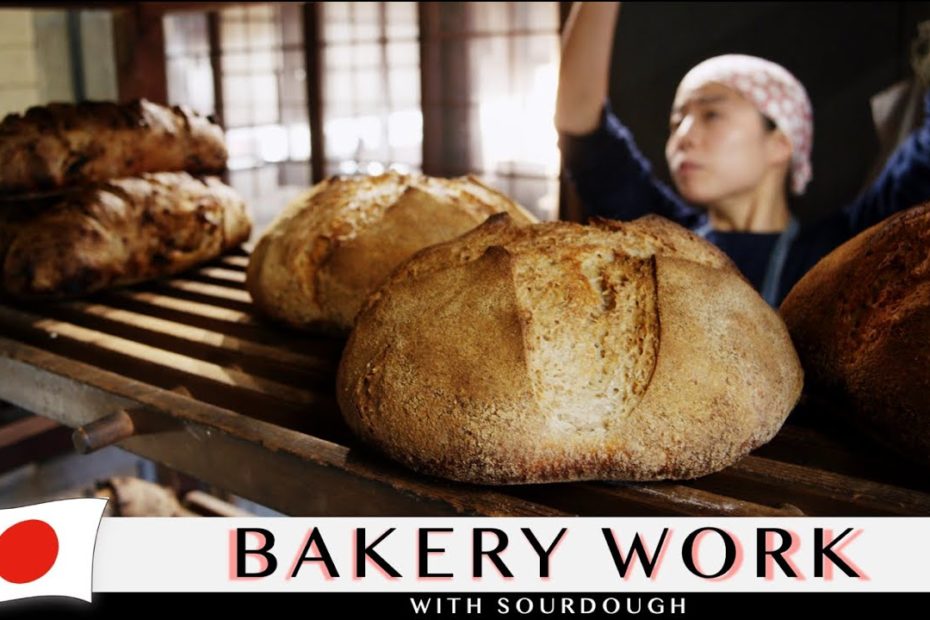 A Woman runs a bakery deep in the mountains | wood fired oven and hand kneading  | Baking in Japan