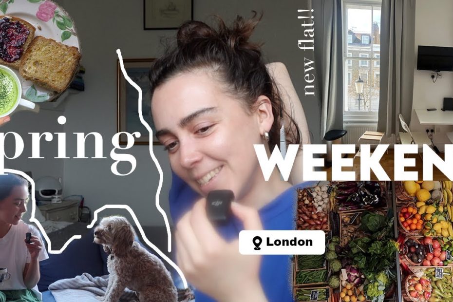 Spring weekend in London | new content creation business | baking | cooking