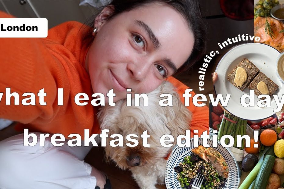 what I eat in a few days breakfast edition | flat hunting in London!
