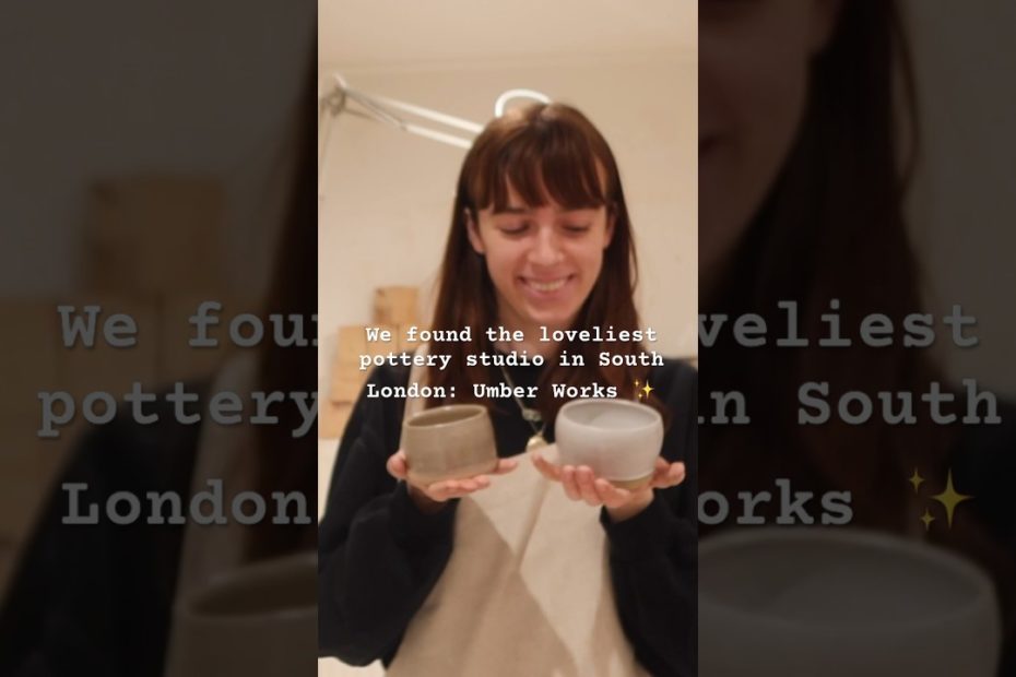 did we just find the loveliest pottery studio in South London?! ☺️✨  #pottery #london #crafting