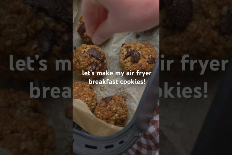 let’s make my air fryer breakfast cookies! #airfryerrecipes #cookies #plantbasedrecipe #baking