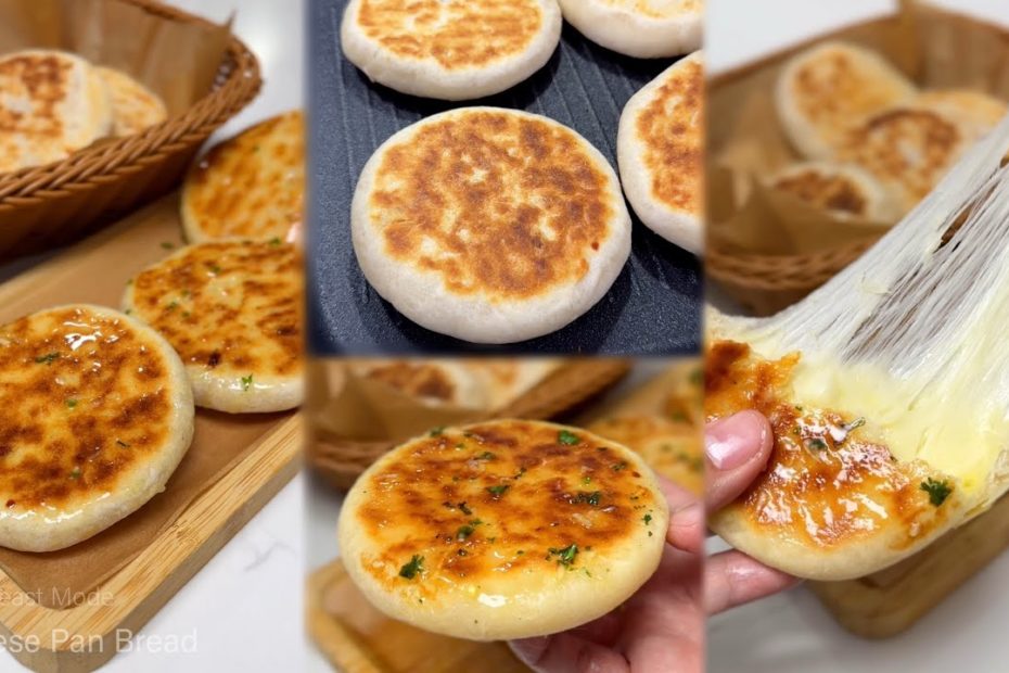 CHEESE PAN BREAD | Easy No Bake, No Oven and No Yeast Bread Recipe