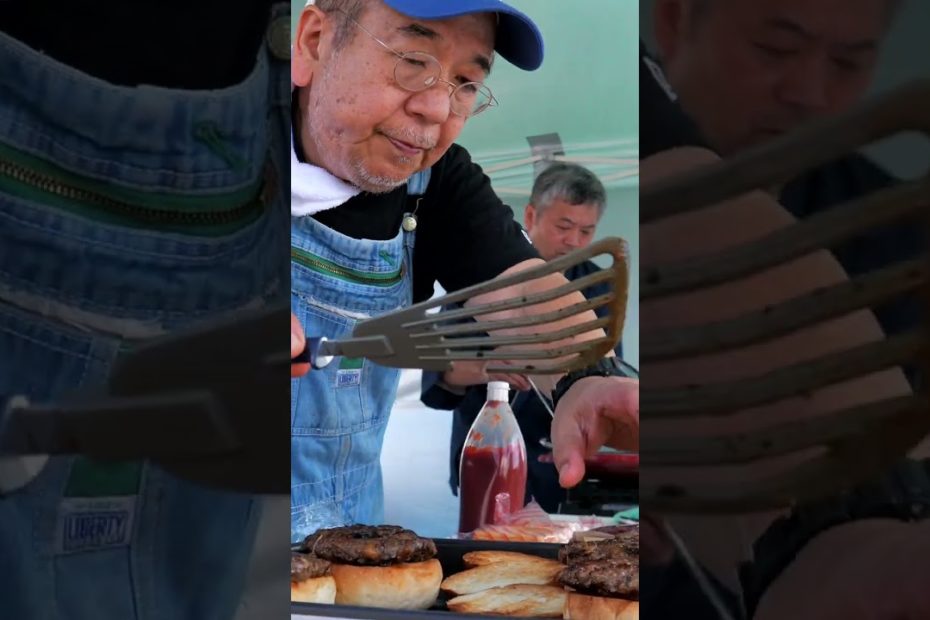 １時間で１５０個売れた出張グルメバーガー！【市島製パン研究所】#bread #shorts #hamburger #グルメバーガー #japanesefood #asmr #ものがたりドキュメンタリー