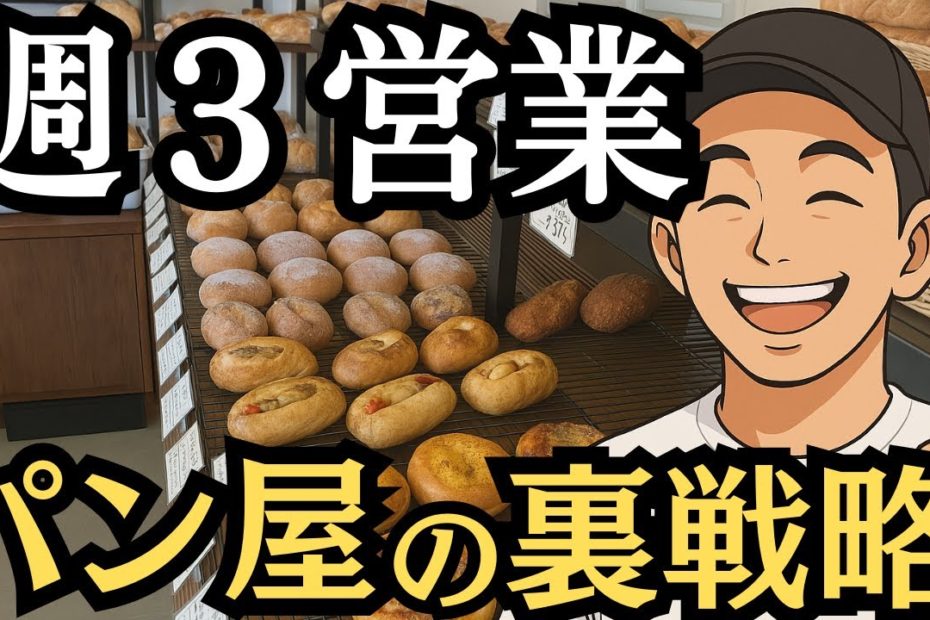え？週3営業で大丈夫？パン屋歴20年の結論がコレ！