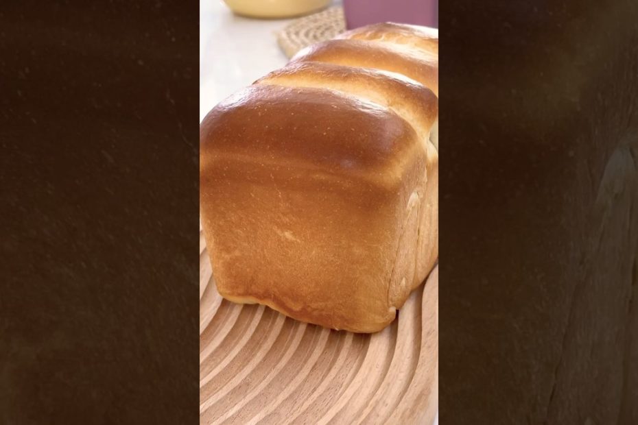 Condensed Milk Loaf Bread #apron #baking #bread