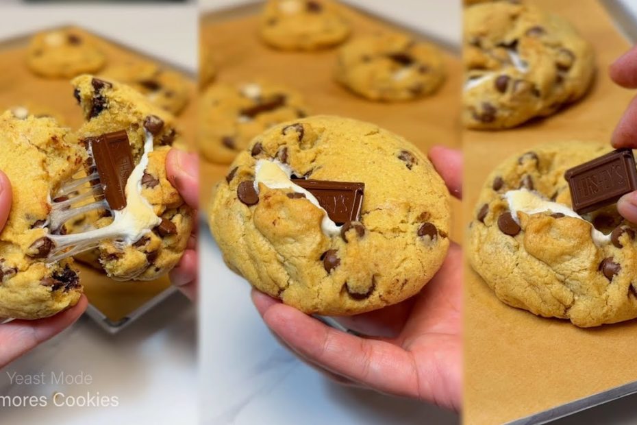 S’MORES COOKIES | No-Chill and Thick Style Cookie Recipe