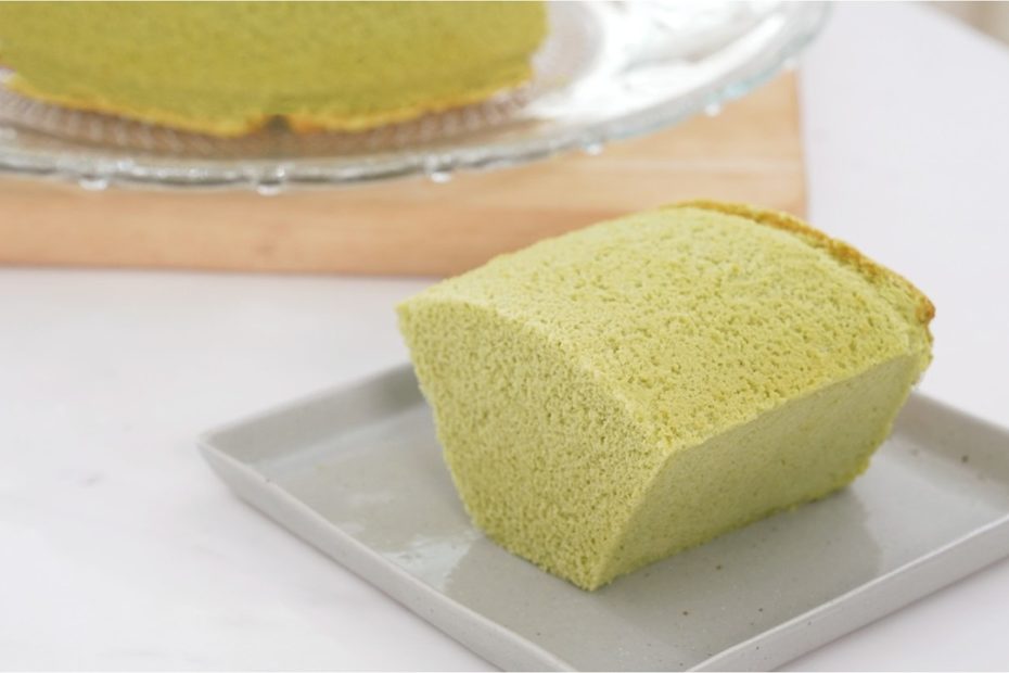 Green Tea Chiffon Cake 抹茶戚風蛋糕｜Apron