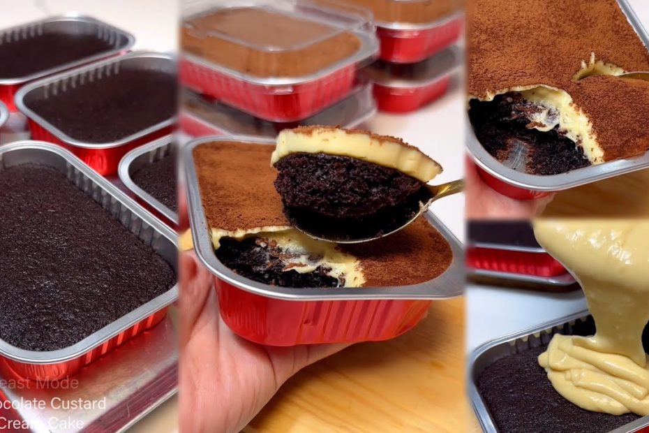CHOCOLATE CUSTARD CREAM CAKE Recipe