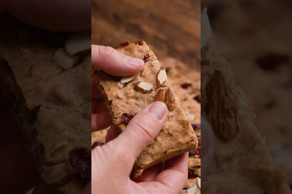 Ranger Cake Bars - Perfect for the Trail (Rouge de Bordeaux) #recipe #trailmix #baking