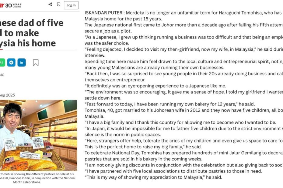 From Japan to Malaysia: Tomo’s PanKobo Story Featured in The Star | Merdeka Special 🎉