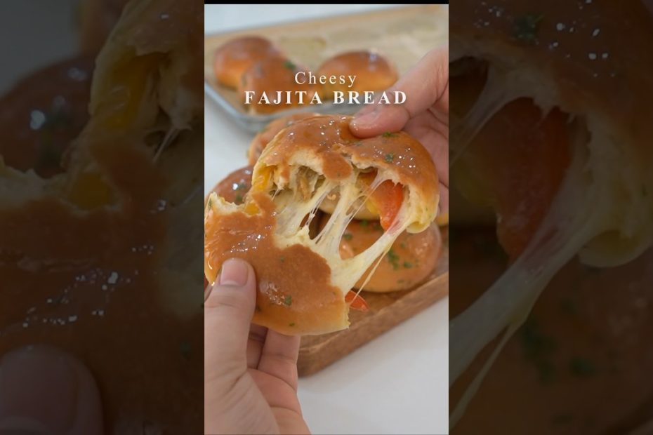 CHEESY FAJITA BUNS #recipe #shorts #cooking