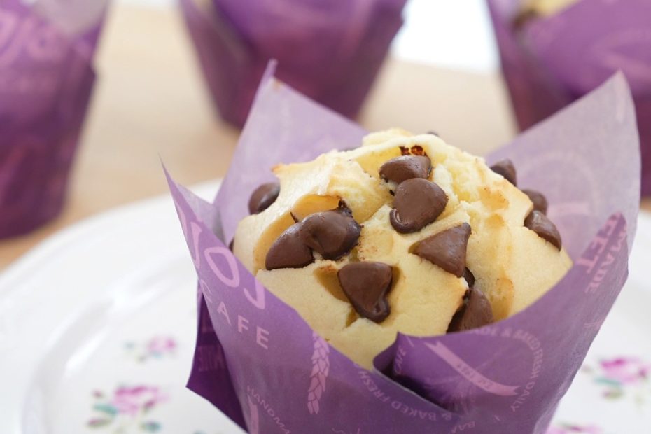 Easy Chocolate Chip Muffins 简易巧克力豆松饼 ｜Apron