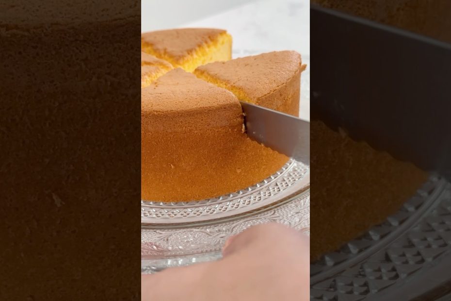 Pumpkin Chiffon Cake #baking #apron #cake #recipe