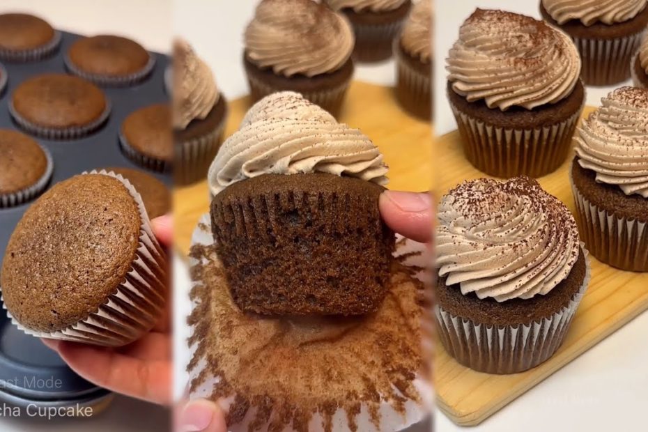 MOCHA CUPCAKE with Frosting | Soft, fluffy and easy mocha cuocake Recipe