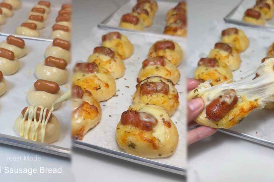 MINI SAUSAGE BREAD Recipe | Straight Dough Method