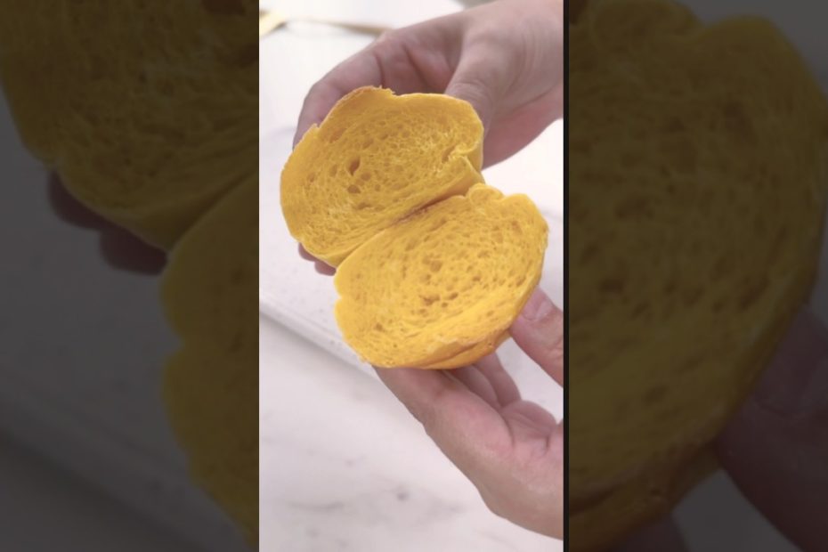 Pumpkin Bread Rolls #apron #baking #bread #recipe