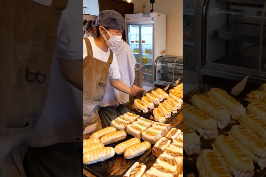 早朝６時に開店！夫婦二人三脚で営む街の愛されパン屋さん【小麦庵】#bread #shorts #japanesefood #asmr #ものがたりドキュメンタリー