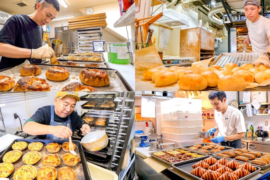 深夜から黙々と焼き続ける４人の個性豊かなパン職人たちに密着。｜大阪〈阪神百貨店コラボブースOPEN記念〉