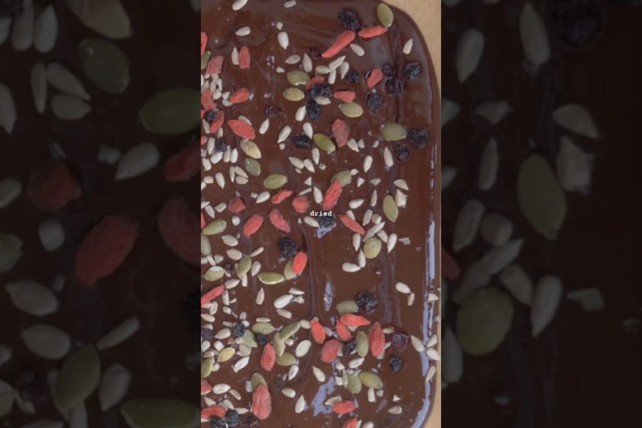 Dairy free chocolate bark #chocolatebark #christmasgift #dairyfree