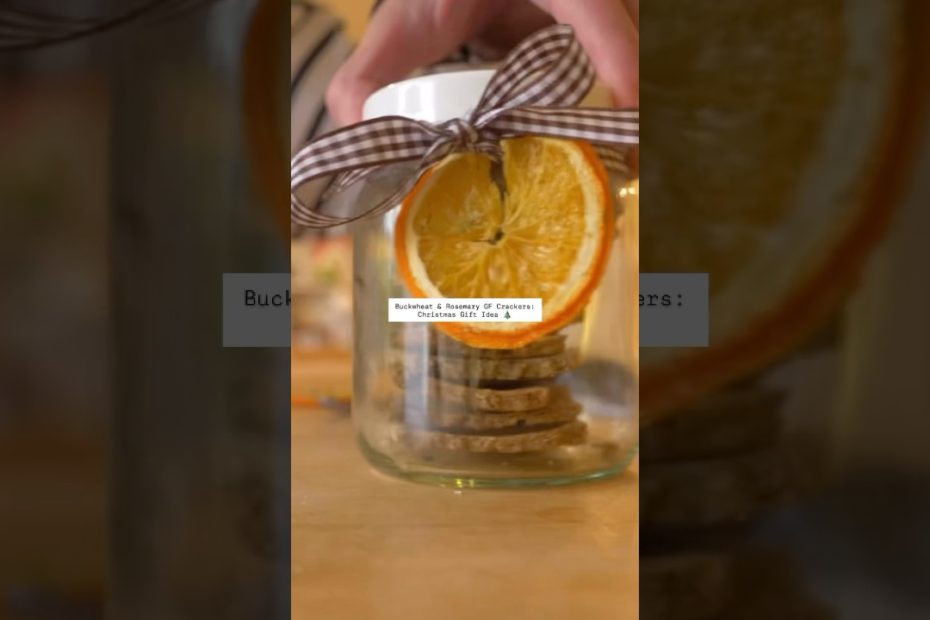 Gluten free crackers for gifting 🎄✨