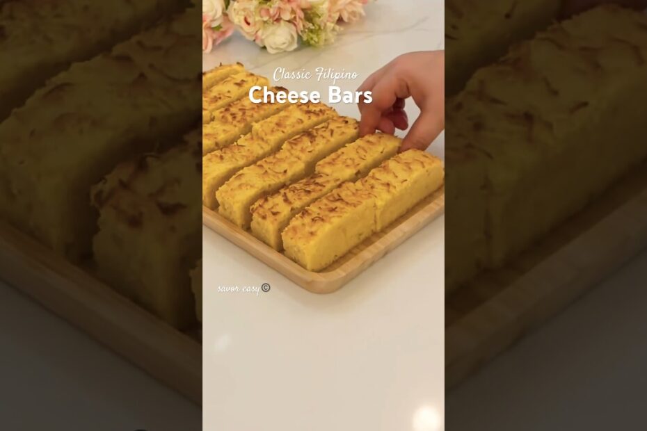 A Classic Filipino Cheese Bars